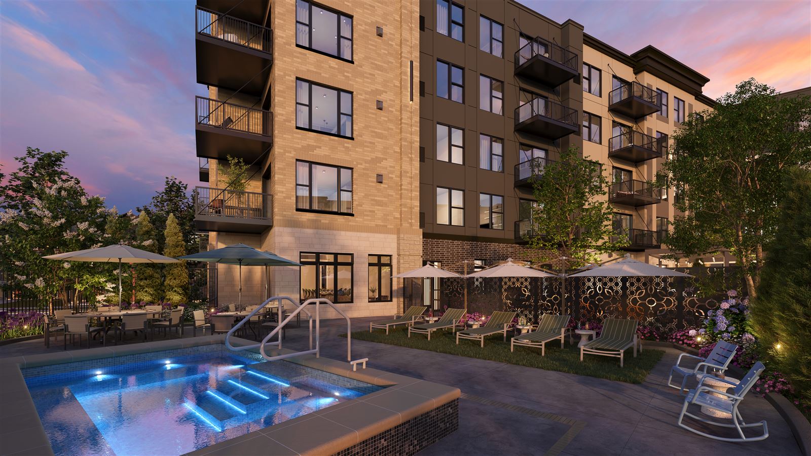 Olinia Maple Grove Plunge Pool, an outdoor pool amenity