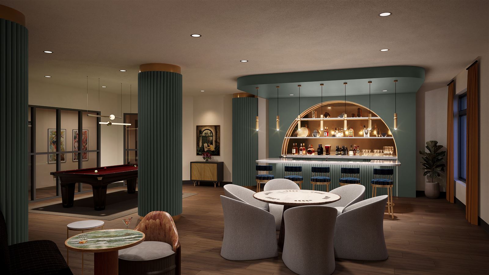 Olinia Maple Grove Speakeasy, a bar lounge